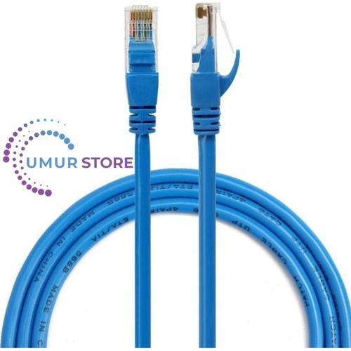 Cat6 Internet Ethernet Kablosu 2 x RJ45 Patch Lan Modem Kablosu 15 Metre