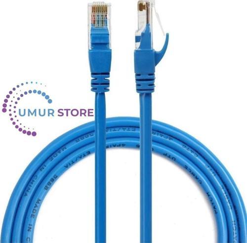 Cat6 Internet Ethernet Kablosu 2 x RJ45 Patch Lan Modem Kablosu 15 Metre