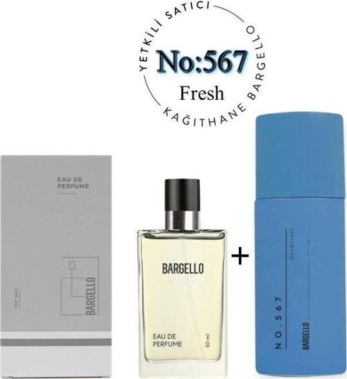 567 Erkek Parfüm Edp 50 ml + No: 567 Unisex Deodorant 150 ml - Mnms567deo
