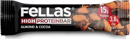 Yüksek Protein Bar - Bademli ve Kakaolu 45g