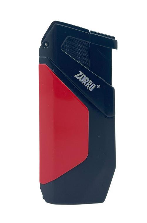 Çift Torch Pürmüz Puro Çakmağı - Siyah/Kırmızı