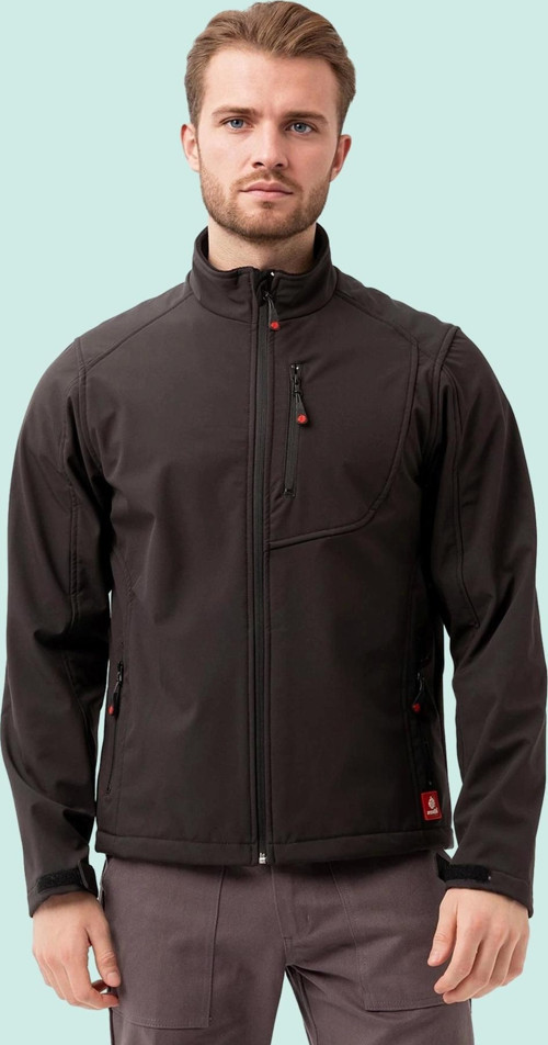 Erkek Kışlık Su Geçirmez Softshell Mont Salina İtici Rüzgar Outdoor