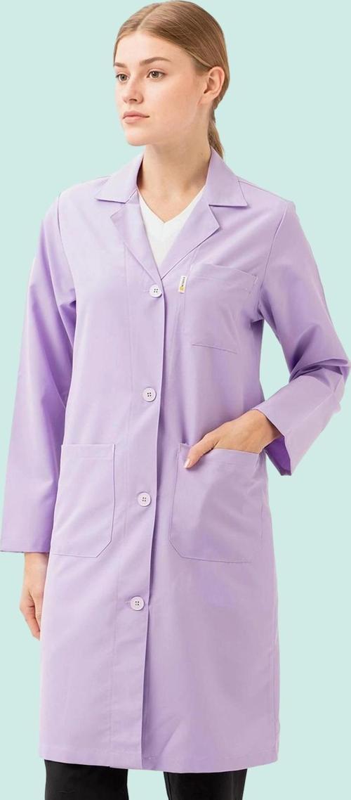 Kadın Uzun Kollu İş Önlüğü OEKOTEX Sertifikalı Vanessa Şık Rahat Cepli Model