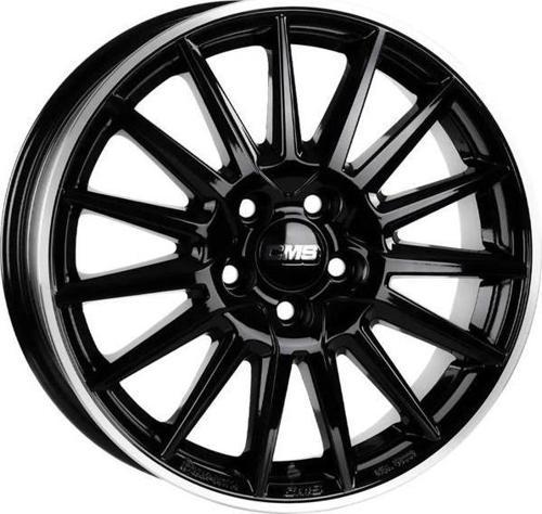 -1264-07 6.0x15" 4x98 ET35 58.1 Diamond Rim Black Gloss Jant (4 Adet)