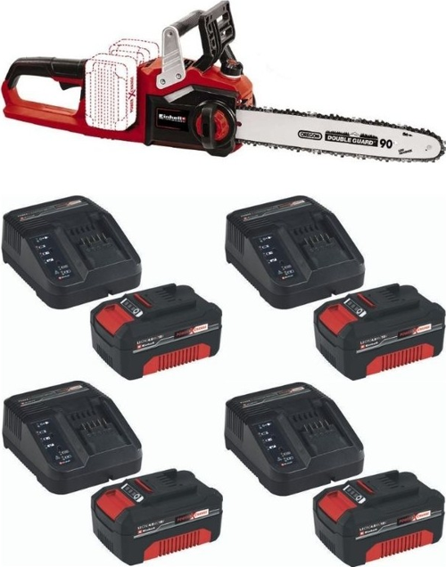GE-LC 36/35 Li- Akülü Ağaç Kesme Makinesi 18V 4 x 4.0 Ah + Şarj Cihazı