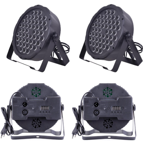 PAR541 54X3 WATT FULL RENKLİ FLAT LED PAR (2Lİ HAZIR PAKET)