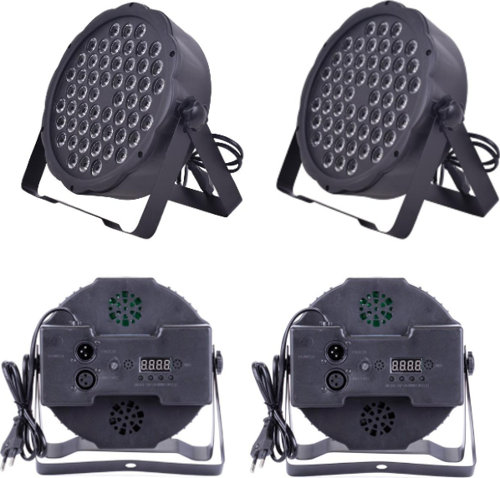 PAR541 54X3 WATT FULL RENKLİ FLAT LED PAR (2Lİ HAZIR PAKET)
