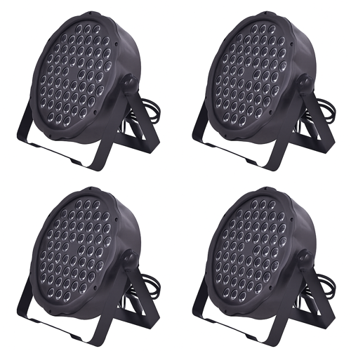 PAR541 54X3 WATT FULL RENKLİ FLAT LED PAR (4LÜ HAZIR PAKET)