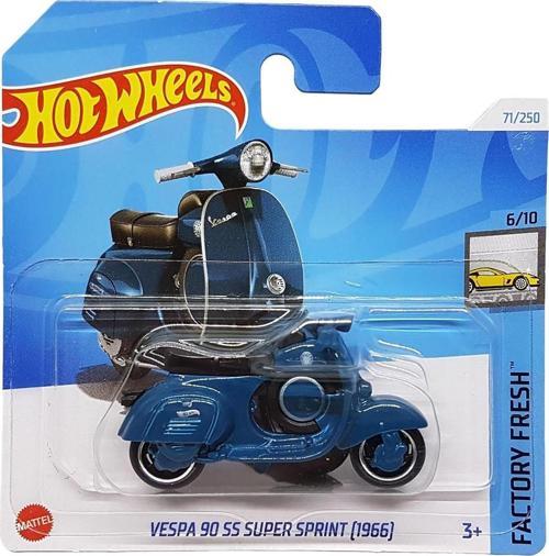 - Vespa 90 Ss Super Sprint [1966] - Mavi (1/64)
