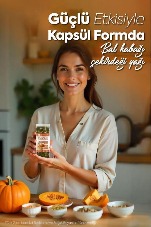 Bal Kabağı Çekirdeği Yağı Softjel 90 Kapsül 1300 Mg