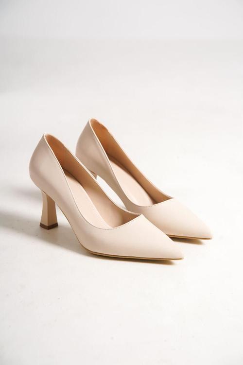 Alexandra Kadın Bej Stiletto