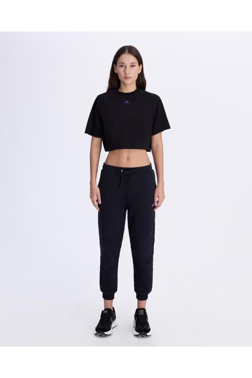 Authentic Alena T-Shirt Kadın Siyah Oversize Fit Tişört