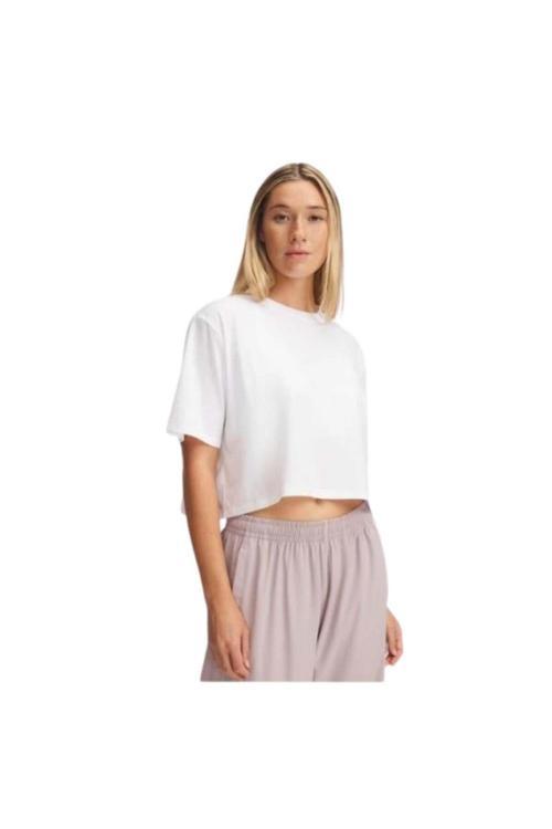 Ua Rival Ss 1389721-100 Kadın Beyaz Tişört
