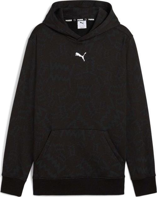 689536-01 Team Jaws Post Game Hoodie Kapüşonlu Erkek Sweatshirt Siyah
