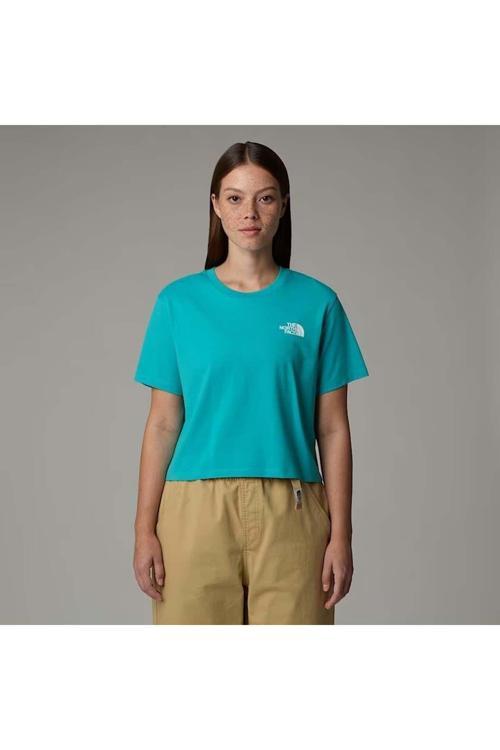 W Sımple Dome Cropped Relaxed Tee Kadın Tişört Nf0A87U4E6F1