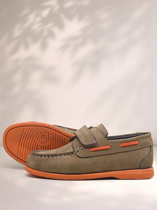 Simurg Hakiki Deri Kum Rengi Erkek Çocuk Ayakkabı