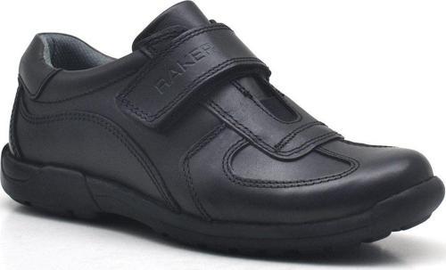 Hakiki Deri Siyah Cırtlı Erkek Çocuk Okul Ayakkabısı
