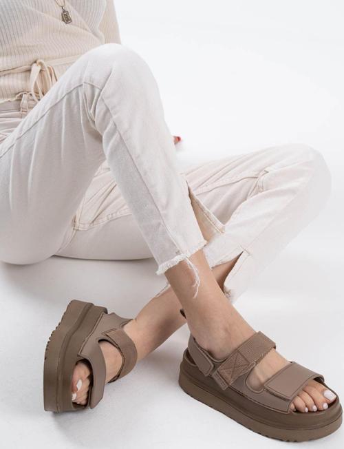 Zeta Kahverengi Kadın Sandalet