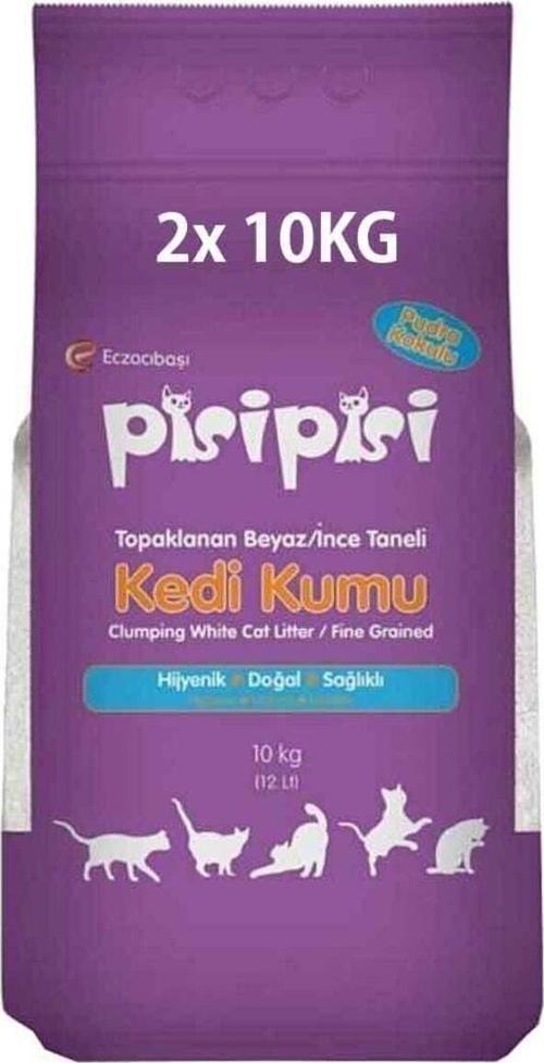 Pisi Pisi Kedi Kumu 10kg+10kg Pudra Kokulu