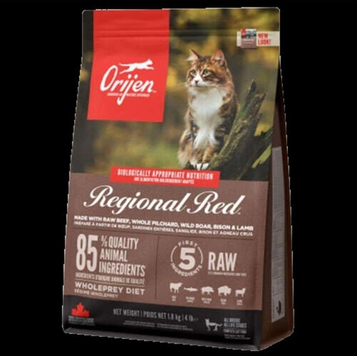 Orijen Regional Red Tahılsız Sığır Etli Yavru Yetişkin Kedi Maması 1,8 Kg