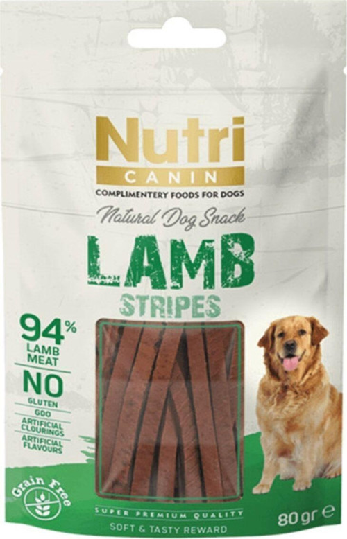 Nutri Canin Kuzulu Tahılsız Köpek Ödül Maması 80 gr