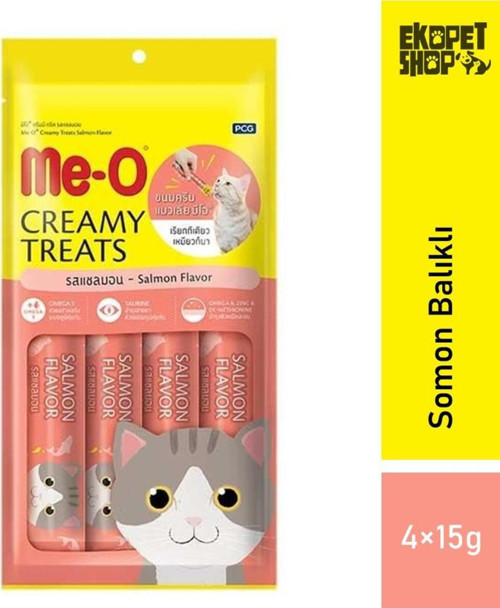 Somon Balklı Krem Kedi Ödülü 60g