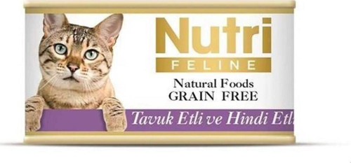 Tavuk ve Hindi Etli Tahılsız Kıyılmış (Pate)Kedi Konservesi 85 Gr (skt.11.2023) - Petsh