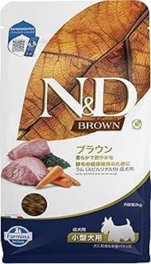 Nd Brown Kuzu, Patates, Havuç Ve Spirulinalı Küçük Irk Yetişkin Köpek Maması 2Kg