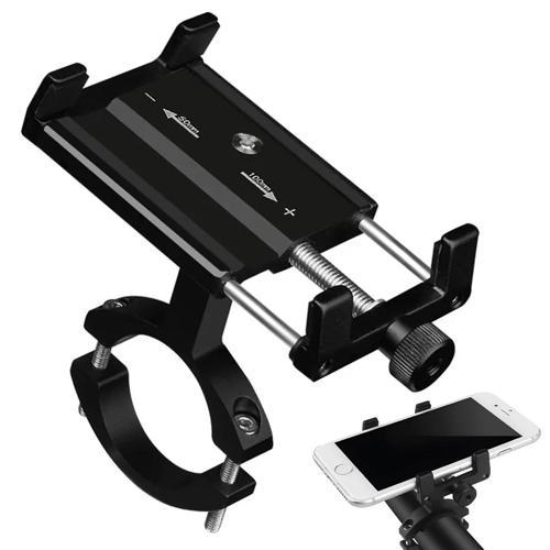 MT15 MOTOSİKLET BİSİKLET SCOOTER İÇİN DAYANIKLI GİDON UYUMLU CNC ALÜMİNYUM TELEFON TUTUCU (4401)