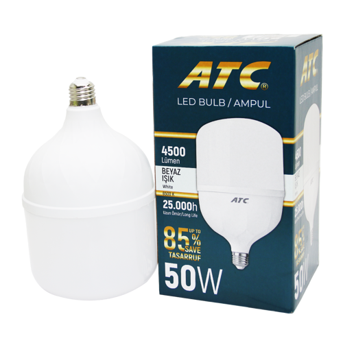50W TORCH LED BULB AMPUL BEYAZ E27 (4401)