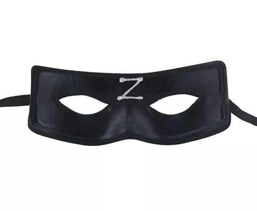 Zorro Maskesi Arkadan Lastikli Z Baskılı (4401)