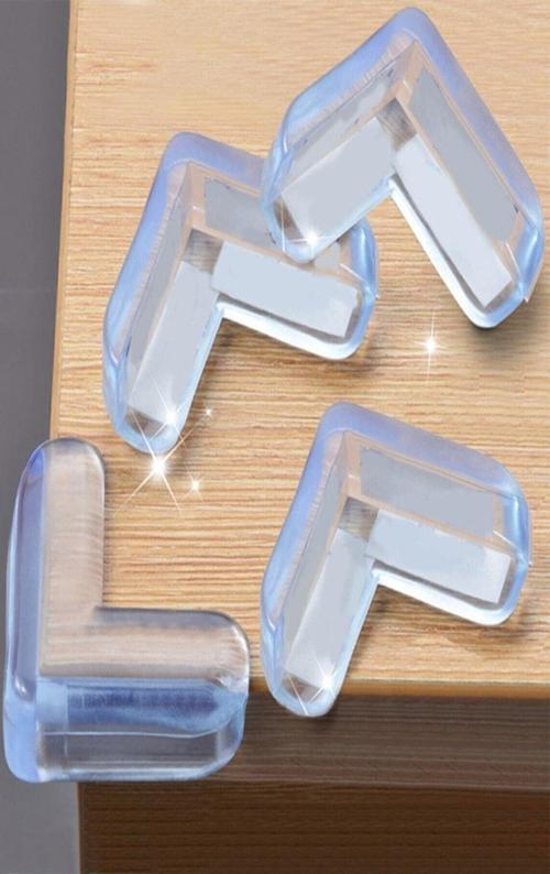 4 lü Masa Sehpa Köşe Koruyucu Silikon- Çocuk Koruma Aparatı (4401)