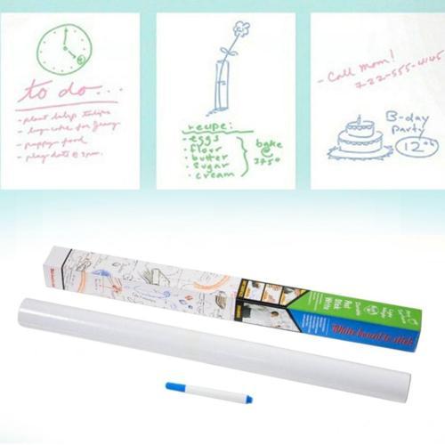 Silinebilir Kalemli Sticker  Duvara Yapışabilen Yazı Tahtası 60x200 cm (4401)
