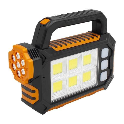 3 ÇALIŞMA MODLU 6 COB LEDLİ TAŞINABİLİR SOLAR LAMBA (4401)