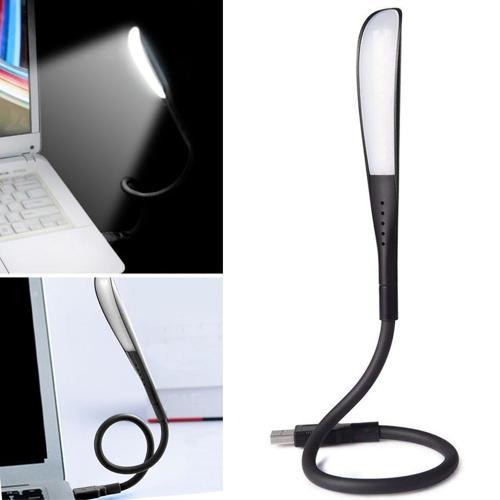 USB Girişli 14 Ledli 3 Kademeli Dokunmatik Masa/Kitap Okuma Lambası Ledi Siyah (4401)