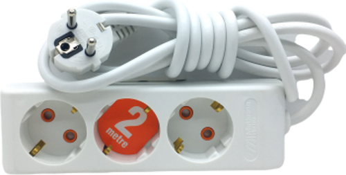 3LÜ 2MT.UZATMA KABLO GRUP PRİZ (4401)