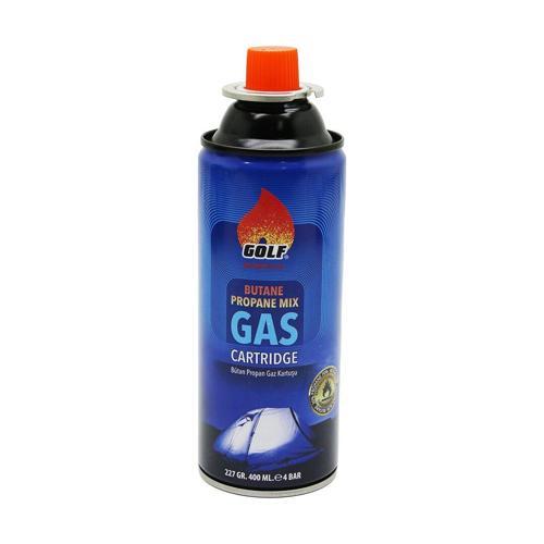 GOLF GAS PREMİUM BUTANE PROPANE MIX UZUN GAZ KARTUŞU 227GR/400ML (4401)