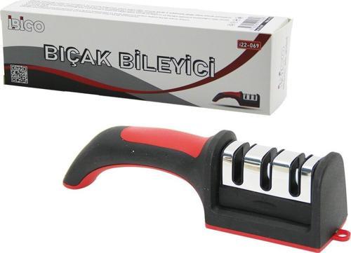 KUTULU  BIÇAK BİLEME  3 BOĞUMLU  RENKLİ PLASTİK SAPLI (4401)