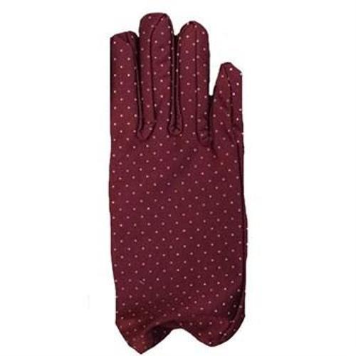 Bordo Renk Puanlı Çocuk Eldiveni (4401)
