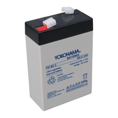 YOKOHAMA YH-62.3 6 VOLT - 2.3 AMPER AKÜ (101 X 66 X 33 MM) (4401)