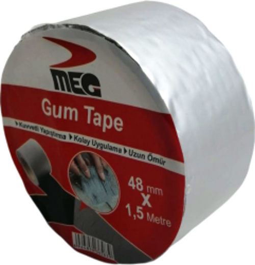 GUM TAPE 48MMX1.5MT SU SIZDIRMAZ SAKIZ TAMİR BANTI (4401)