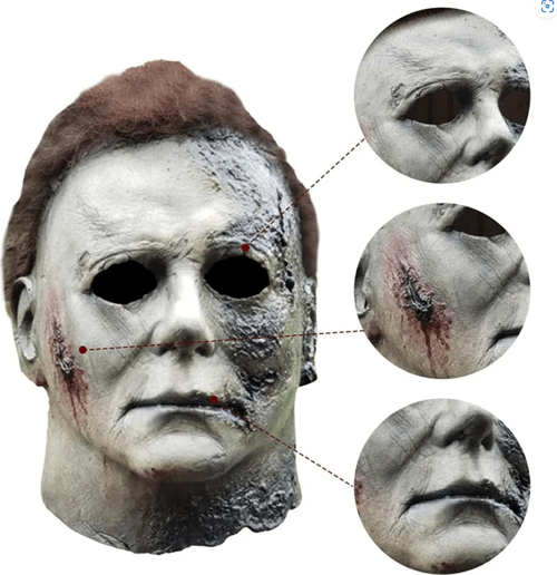 Michael Myers Lateks Maske - Michael Myers Et Maske Kafaya Tam Geçmeli (4401)