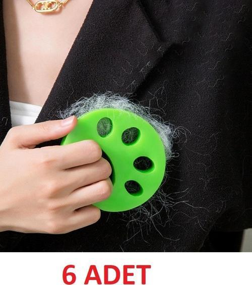 Çamaşır Makinesi Ve Evcil Hayvanlar İçin Tüy Toplayıcı Yıkanabilir Aparat 6 Adet (4401)