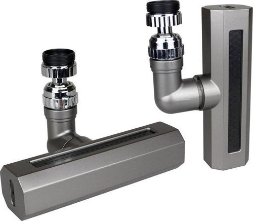SİYAH  GENİŞ  360 DERECE DÖNEBİLENOYNAR BAŞLIK - 4 MOD  PERLATÖR ŞELALE MUSLUK UCU KTX-3288 (4401)