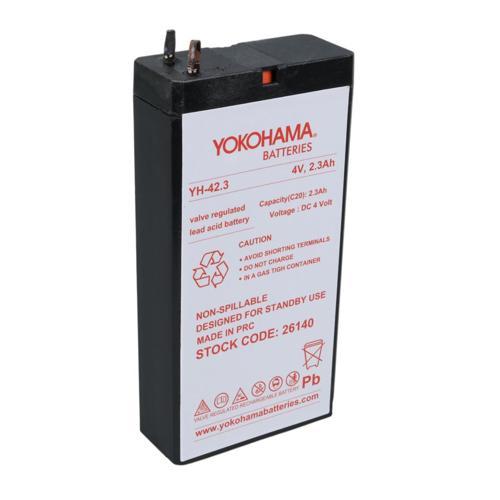 YOKOHAMA YH-42.3 4 VOLT - 2.3 AMPER KURU AKÜ (50 X 100 X 22 MM) (4401)