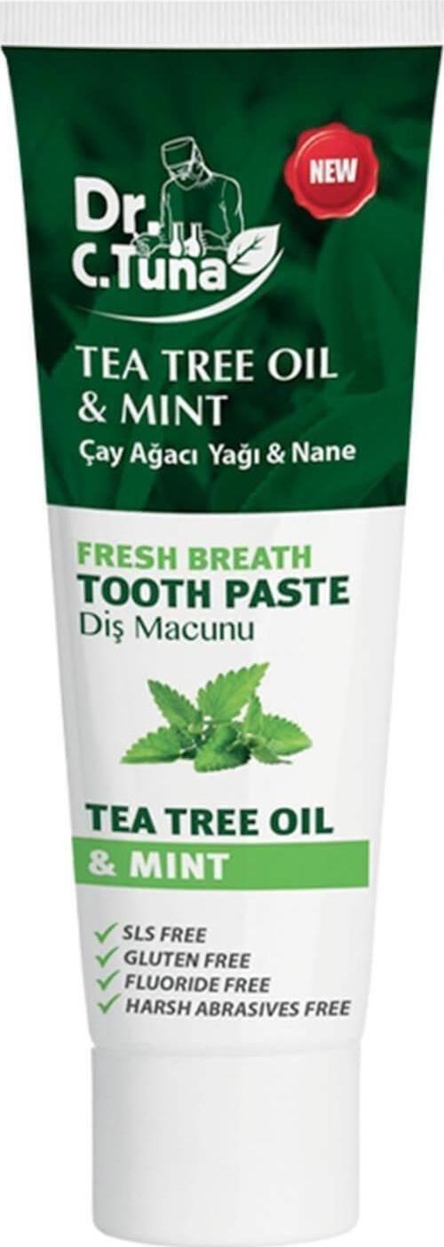 Dr.c.tuna Çay Ağacı Yağı Ve Naneli Diş Macunu 112gr.