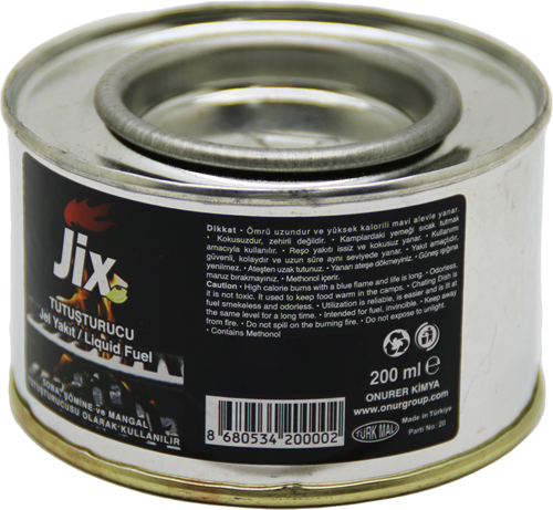 JİX TUTUŞTURUCU 200ML TENEKE JEL YAKIT (4401)