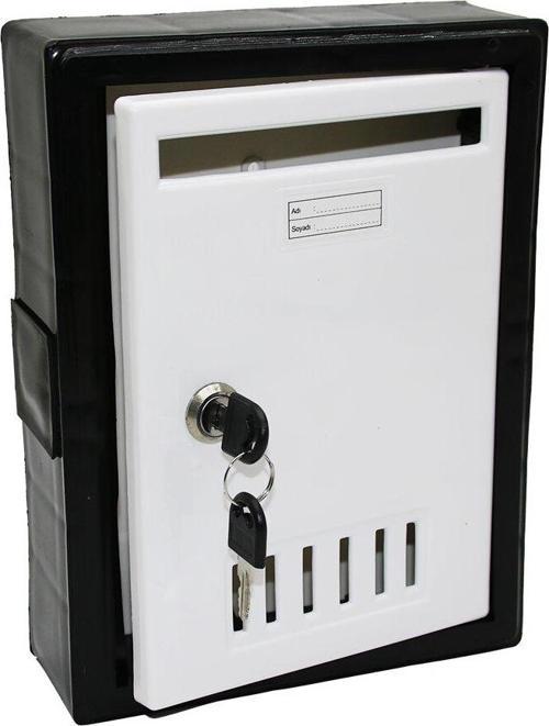 PLASTİK SİYAH POSTA KUTUSU (4401)