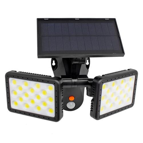 W770B SENSÖRLÜ 36 COB LEDLİ SOLAR AYDINLATMALI DUVAR LAMBASI (4401)
