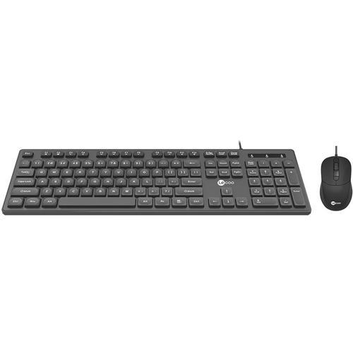 LENOVO LECOO CM102 USB KABLOLU SİYAH Q KLAVYE  MOUSE SET (4401)